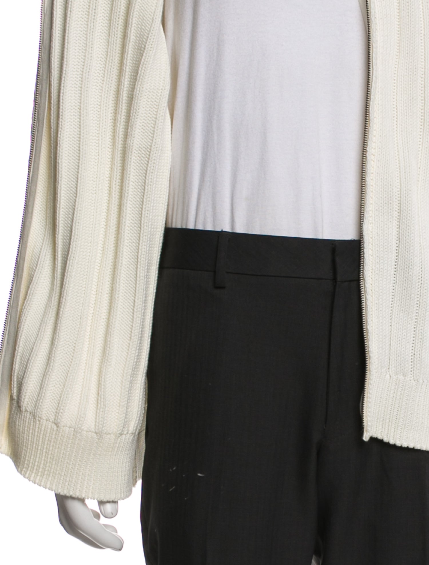 Ralph Lauren Purple Label Mock Neck Long Sleeve Cardigan