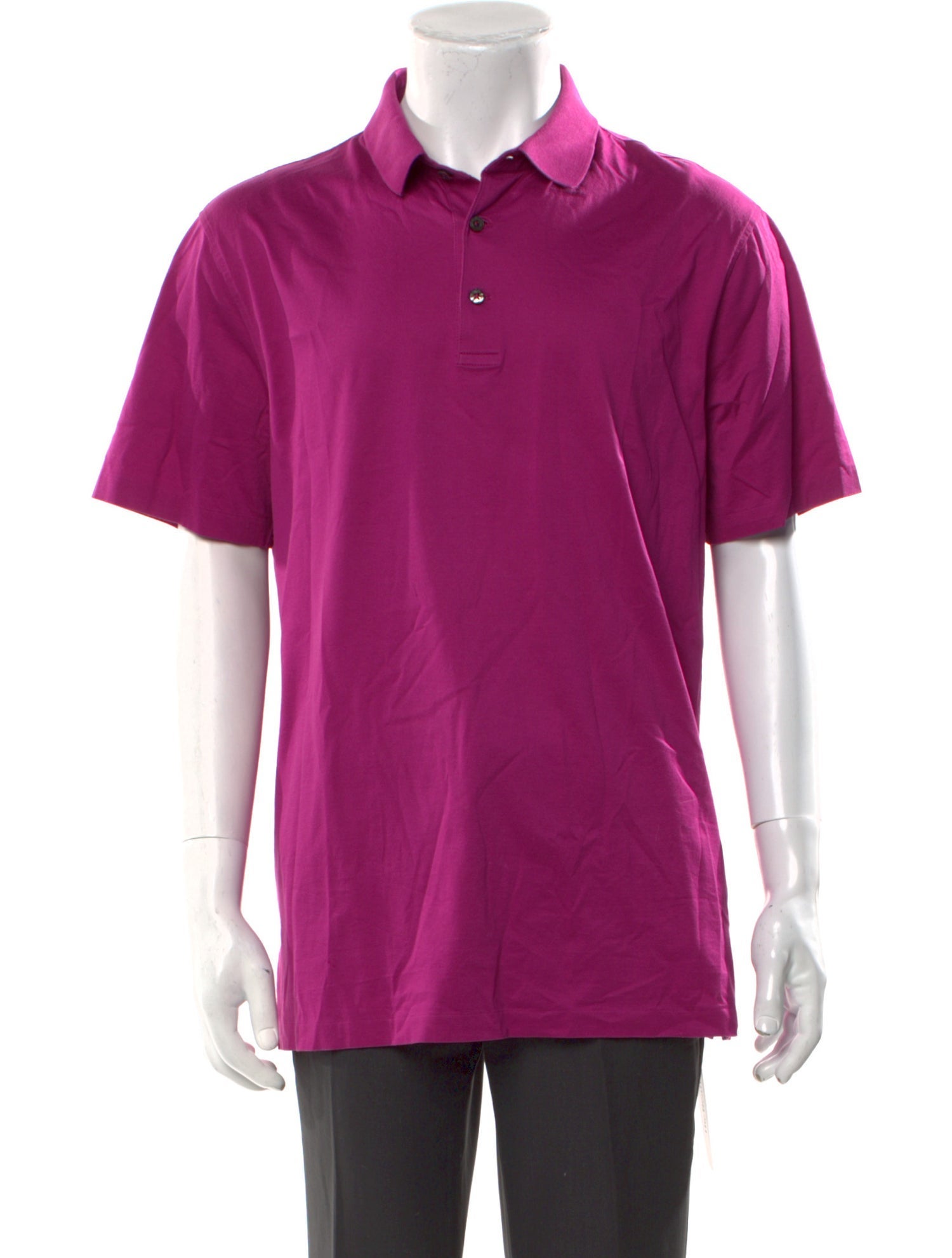 Ralph Lauren Purple Label Collar Short Sleeve Polo Shirt
