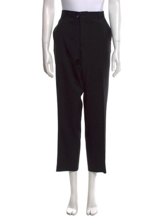 Ralph Lauren Purple Label Wool Straight Leg Pants