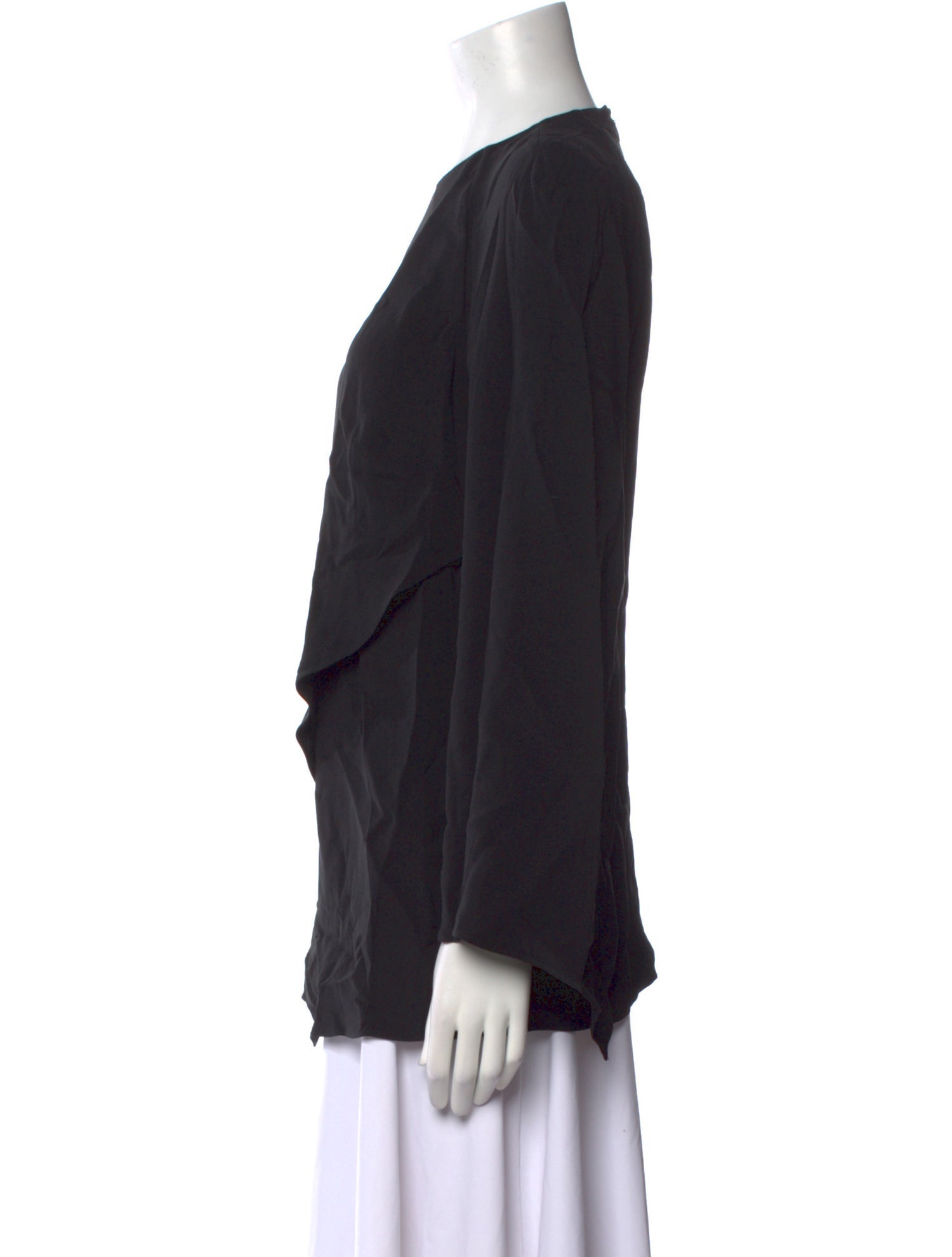 Ralph Lauren Collection Silk Crew Neck Blouse w/ Tags