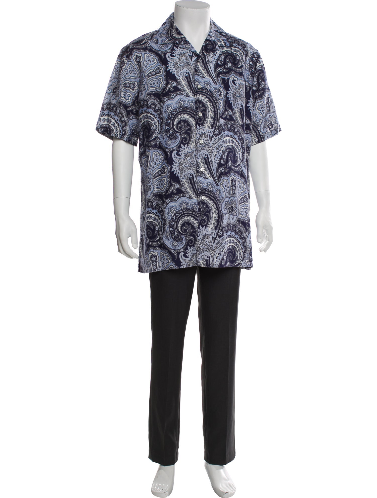 Ralph Lauren Purple Label Linen Printed Shirt