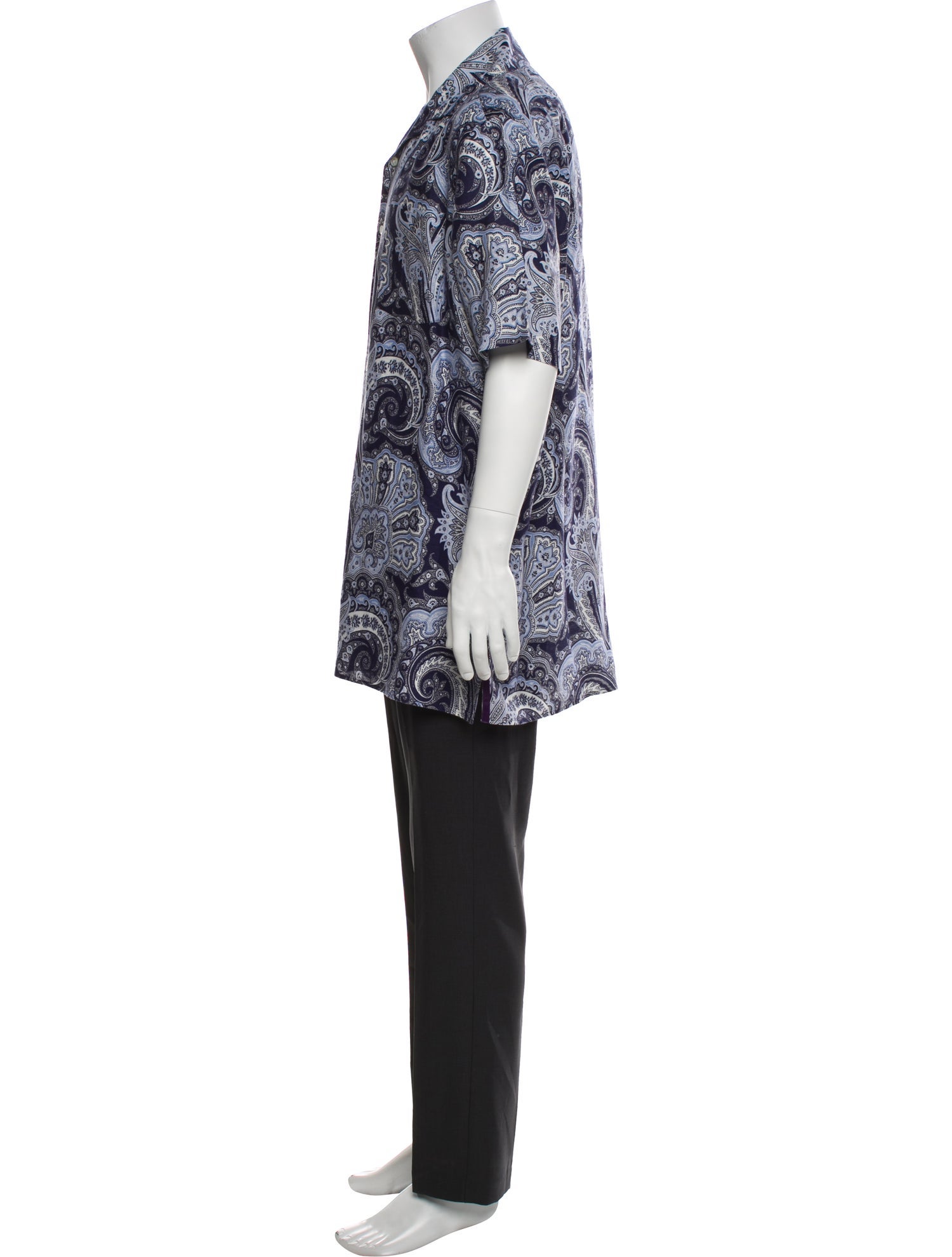 Ralph Lauren Purple Label Linen Printed Shirt