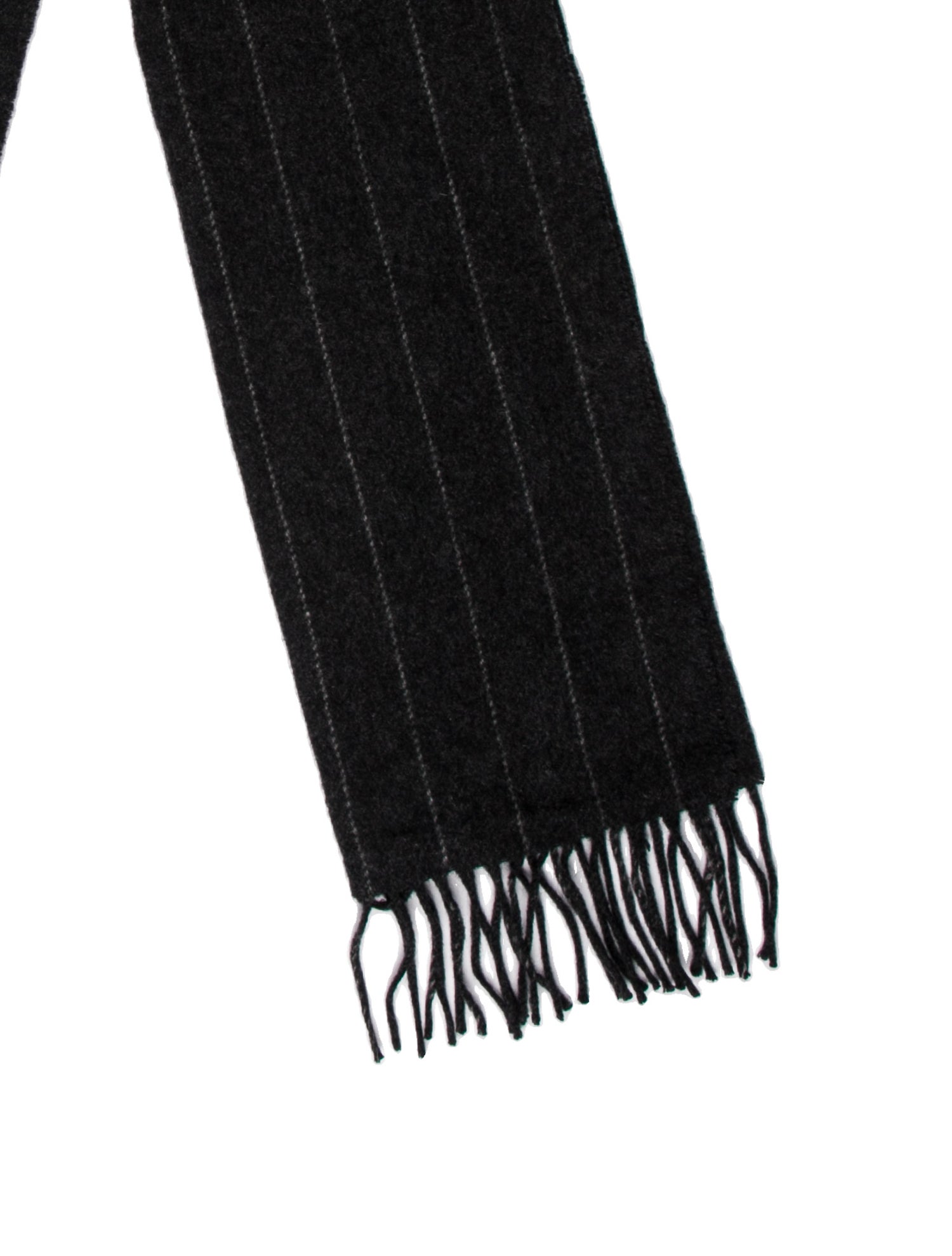 Ralph Lauren Purple Label Cashmere Striped Scarf