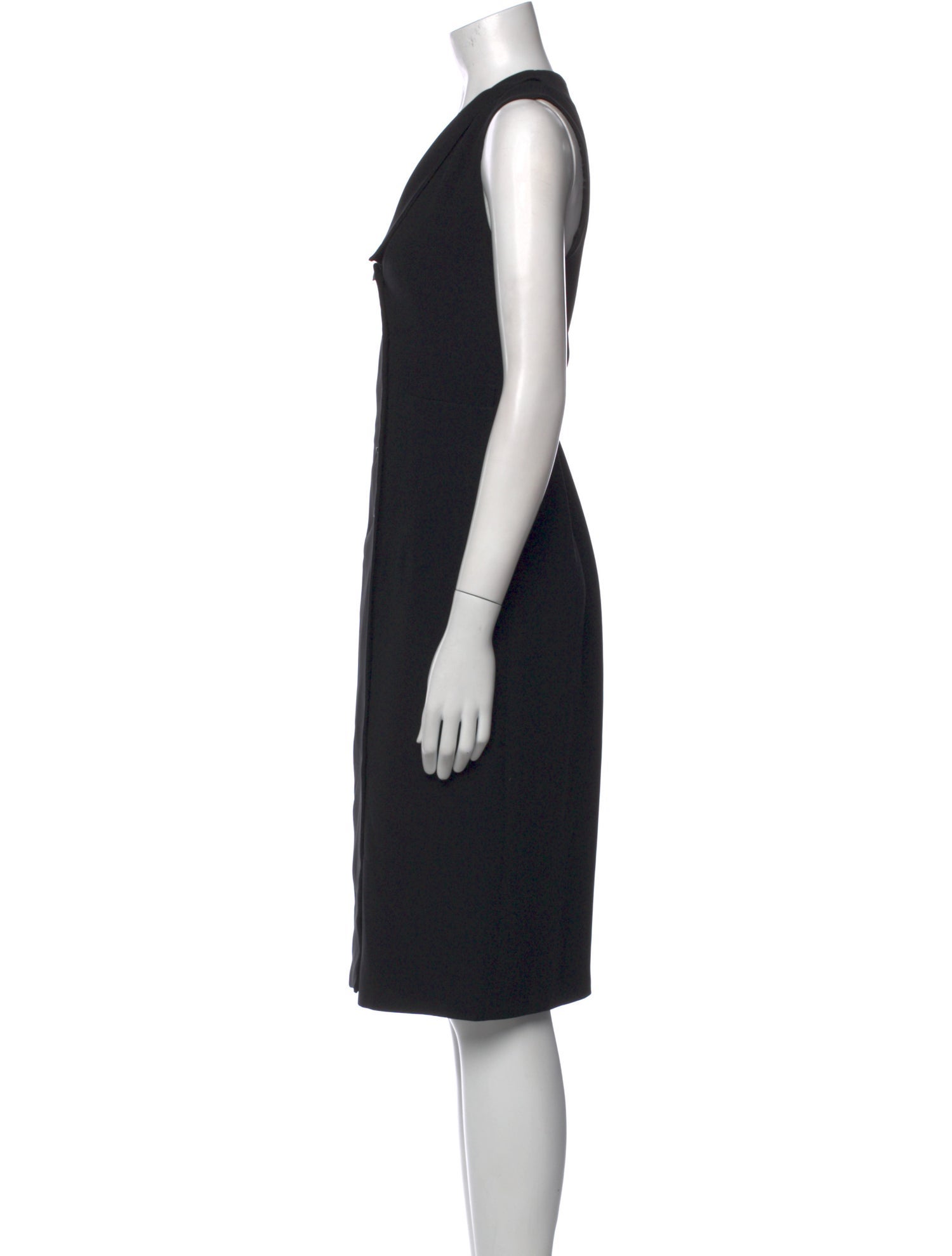 Ralph Lauren Purple Label Silk Midi Length Dress