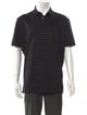 Ralph Lauren Purple Label Striped Collar Polo Shirt