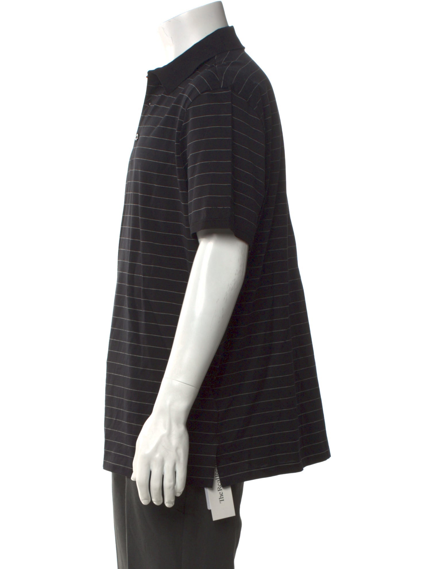 Ralph Lauren Purple Label Striped Collar Polo Shirt