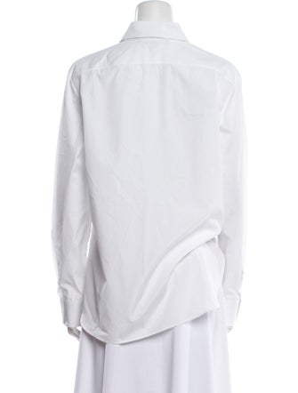 Ralph Lauren Purple Label Long Sleeve Button-Up Top