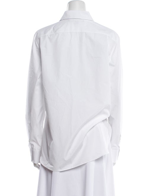 Ralph Lauren Purple Label Long Sleeve Button-Up Top