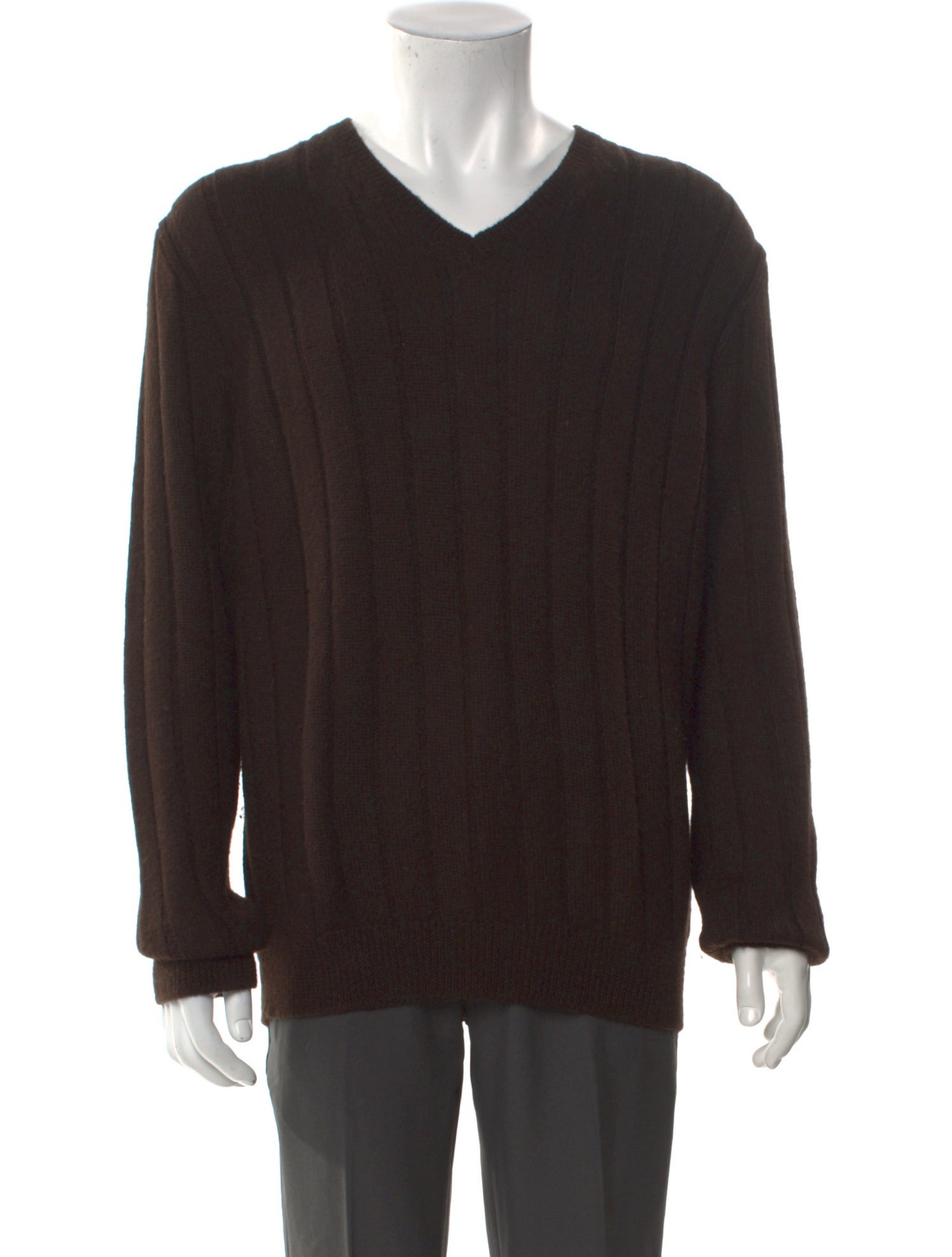 Ralph Lauren Purple Label Alpaca V-Neck Pullover