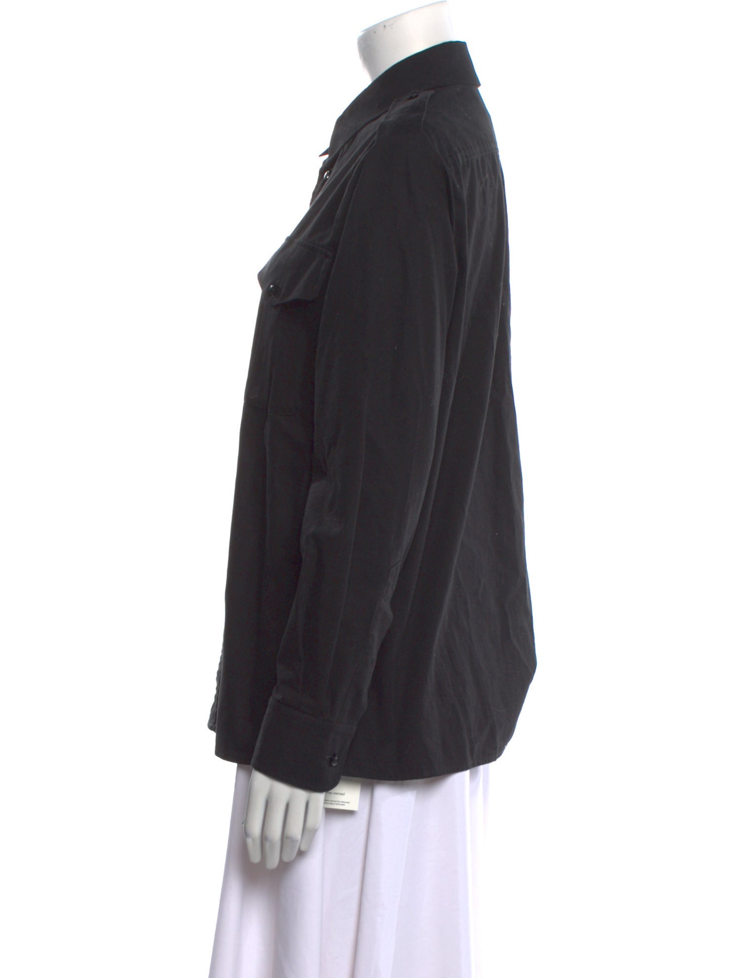 Ralph Lauren Purple Label Long Sleeve Button-Up Top