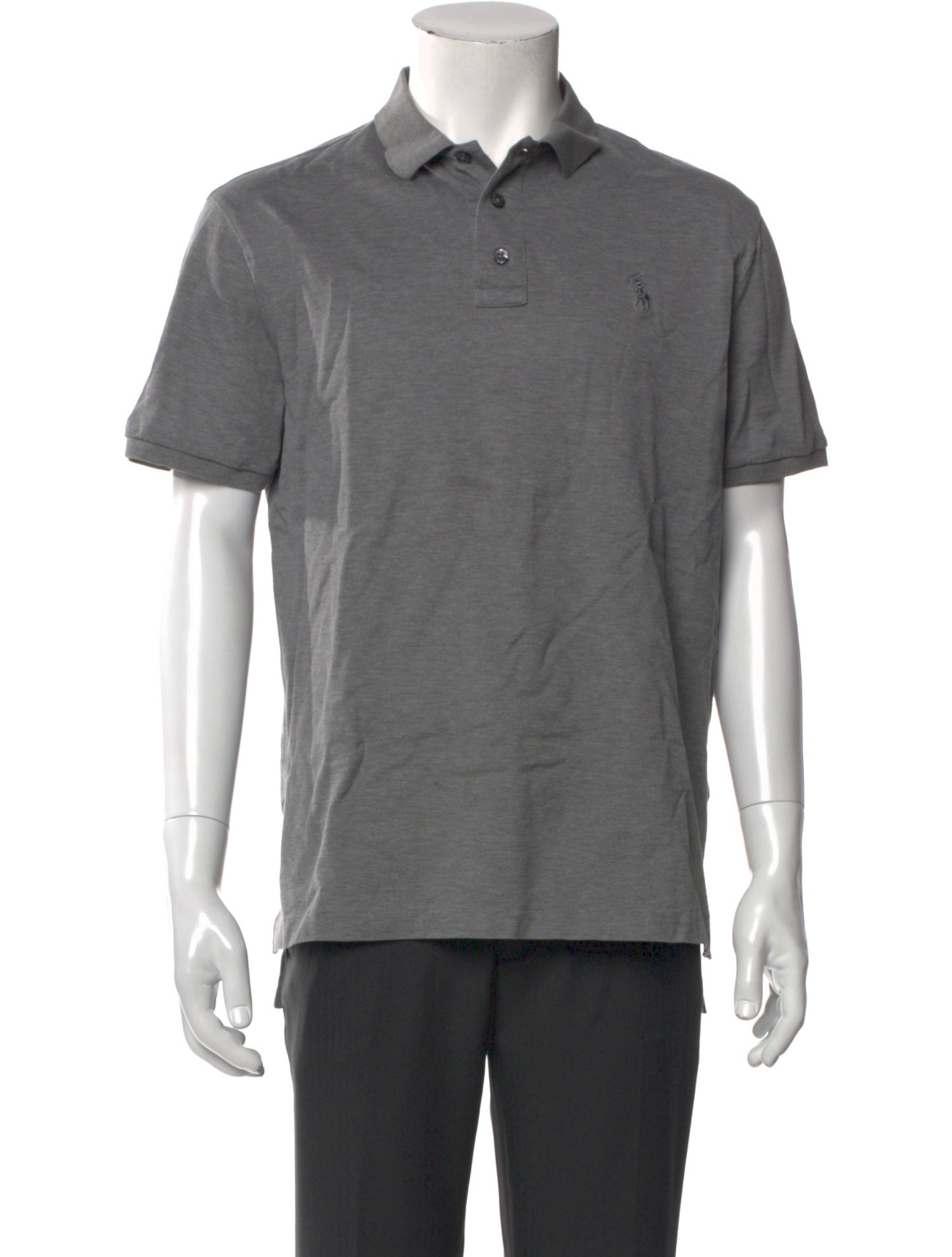 Ralph Lauren Purple Label V-Neck Short Sleeve Polo Shirt