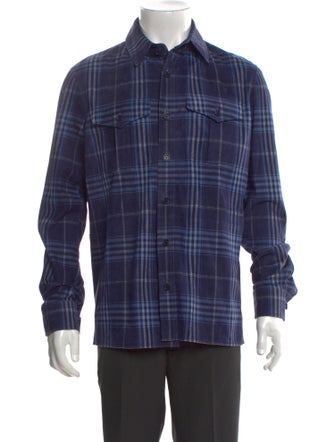 Ralph Lauren Purple Label Suede Overshirt Lamb Leather Trucker Jacket