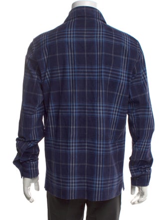 Ralph Lauren Purple Label Suede Overshirt Lamb Leather Trucker Jacket