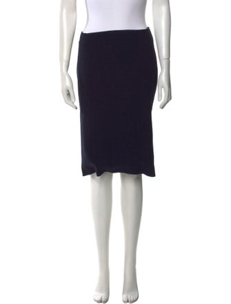 Ralph Lauren Collection Wool Knee-Length Skirt