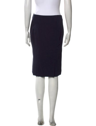 Ralph Lauren Collection Wool Knee-Length Skirt