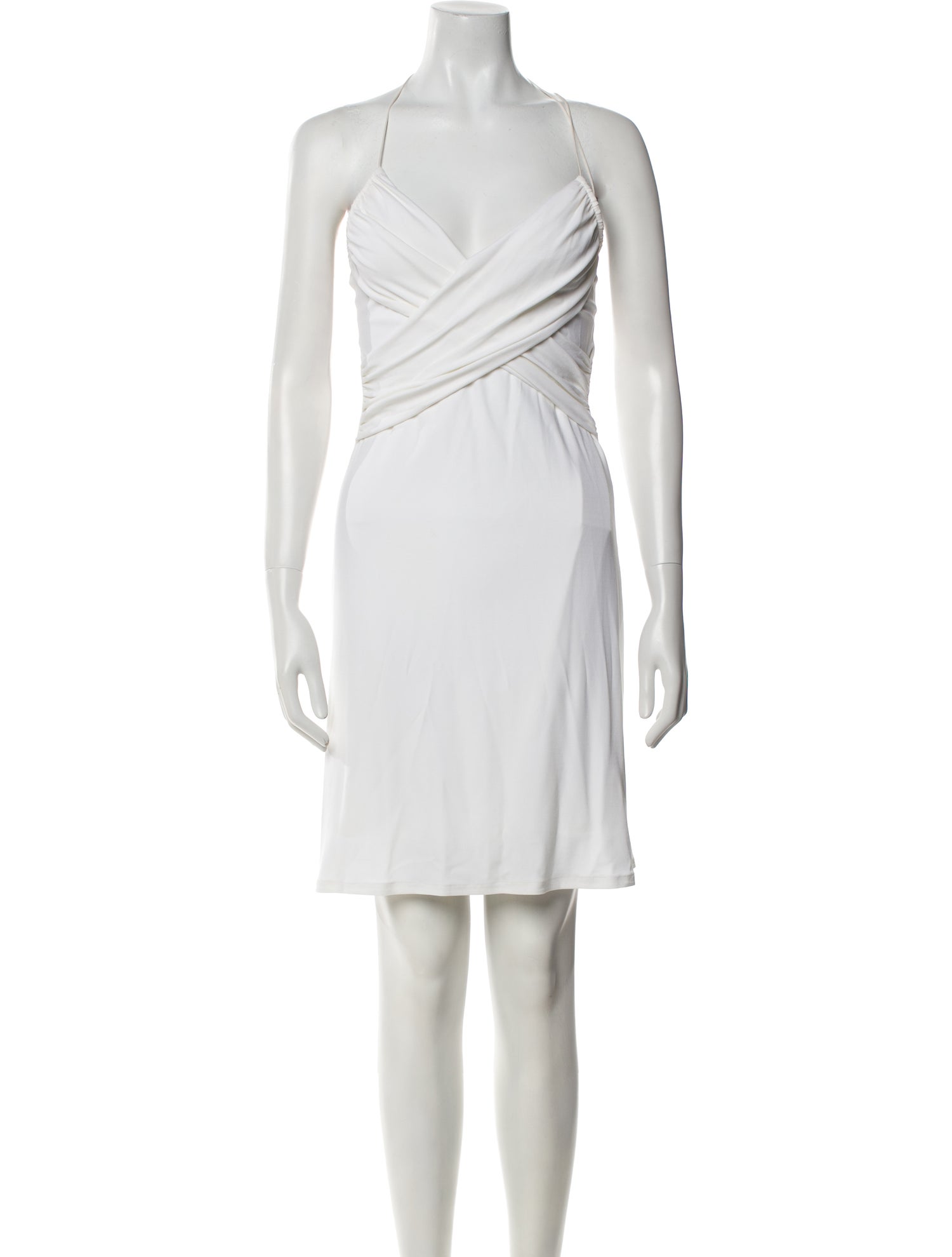 Ralph Lauren Collection V-Neck Knee-Length Dress