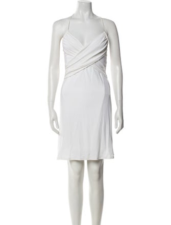 Ralph Lauren Collection V-Neck Knee-Length Dress