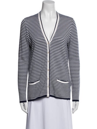 Ralph Lauren Purple Label Silk Striped Sweater