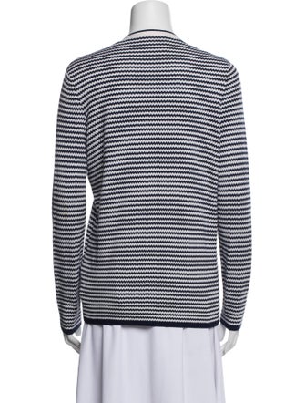 Ralph Lauren Purple Label Silk Striped Sweater