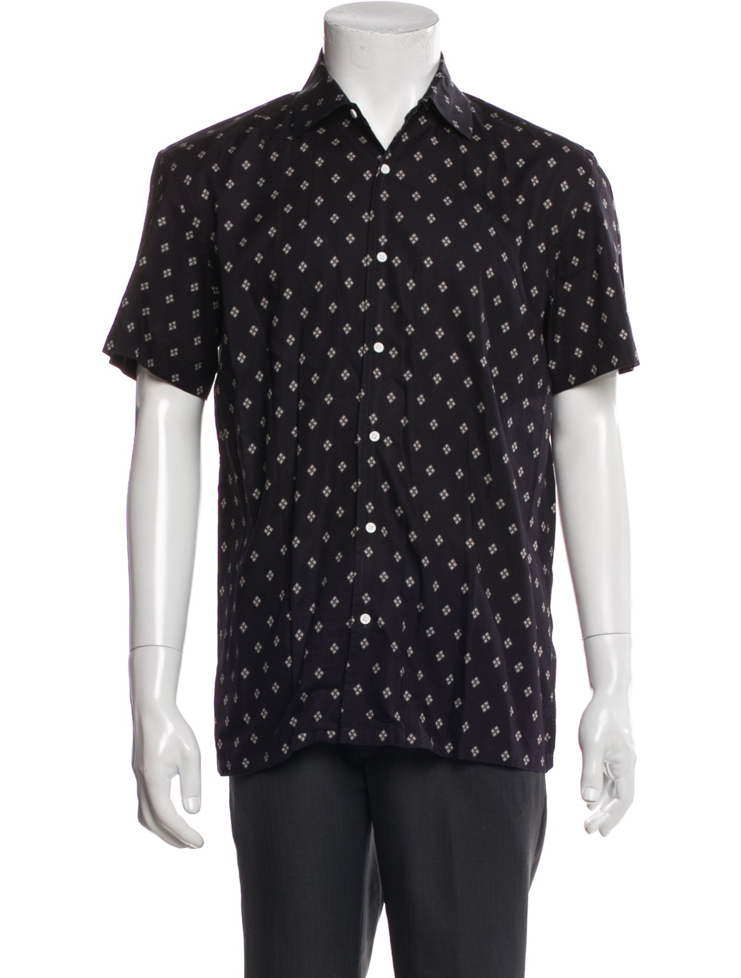 Ralph Lauren Purple Label Printed Short Sleeve Shirt