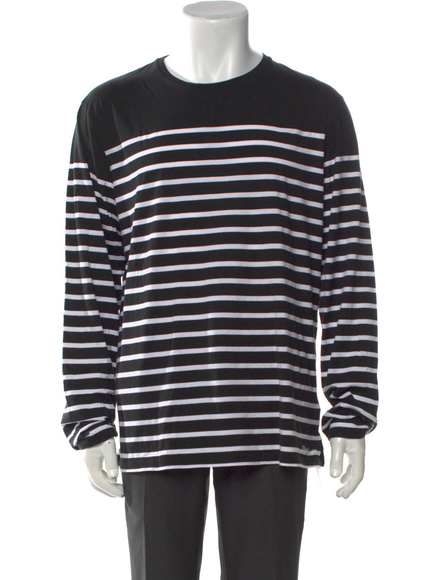 Ralph Lauren Purple Label Striped Crew Neck T-Shirt