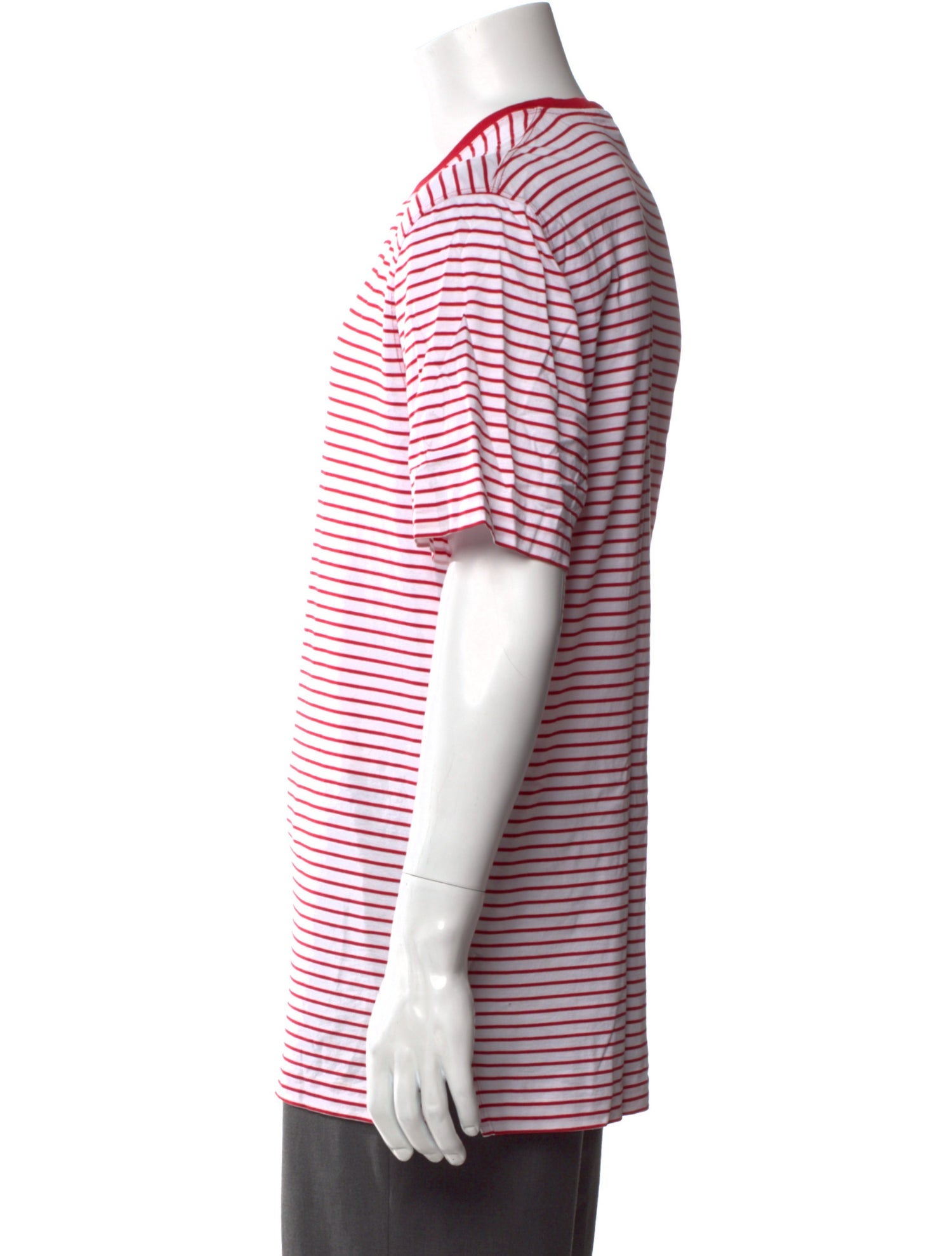 Ralph Lauren Purple Label Striped Crew Neck T-Shirt