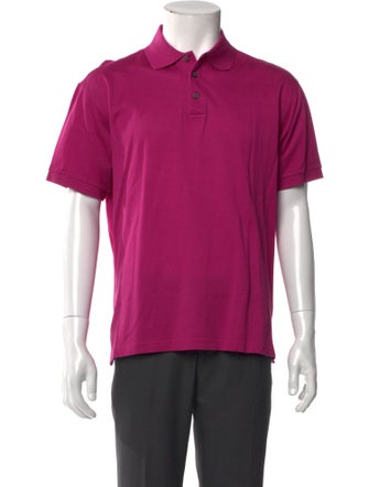 Ralph Lauren Purple Label Collar Short Sleeve Polo Shirt
