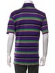 Ralph Lauren Purple Label Striped Collar Polo Shirt