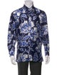 Ralph Lauren Purple Label Silk Floral Print Shirt