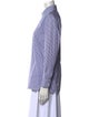 Ralph Lauren Purple Label Striped Long Sleeve Button-Up Top