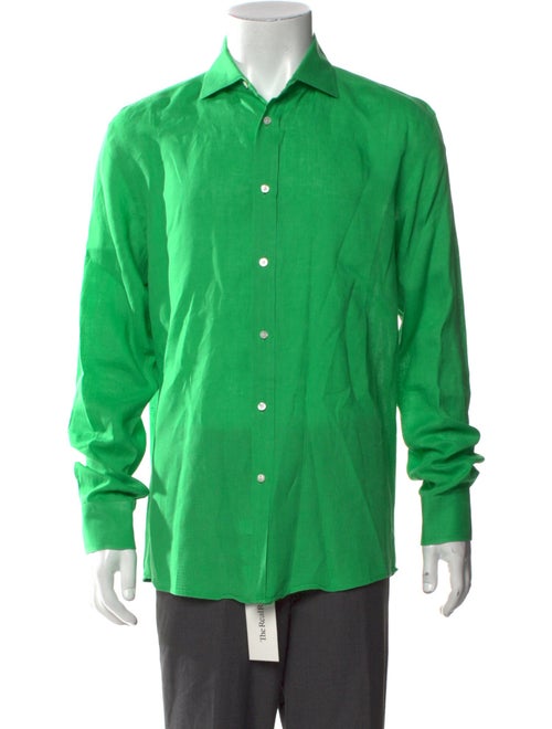 Ralph Lauren Purple Label Linen Long Sleeve Shirt