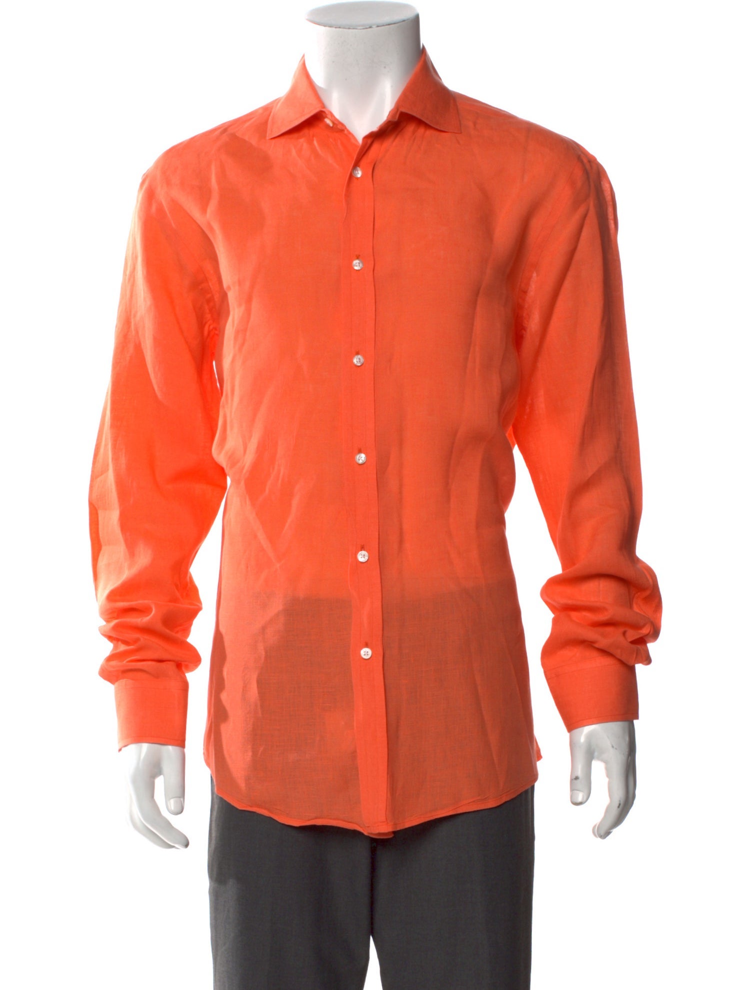 Ralph Lauren Purple Label Linen Long Sleeve Shirt