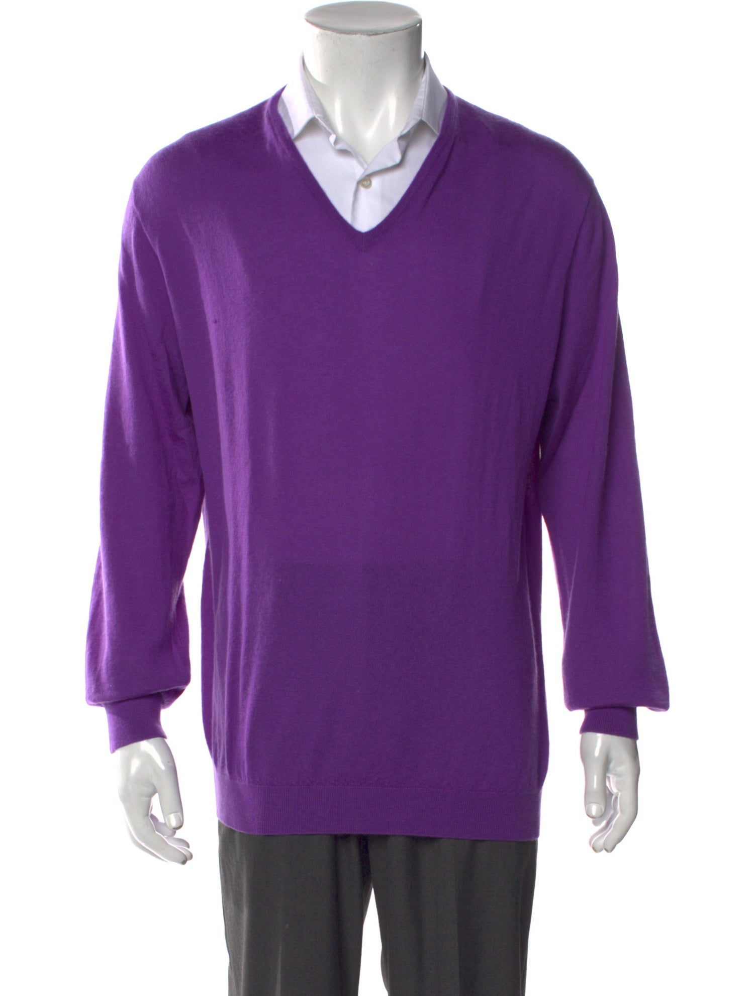 Ralph Lauren Purple Label Cashmere V-Neck Pullover
