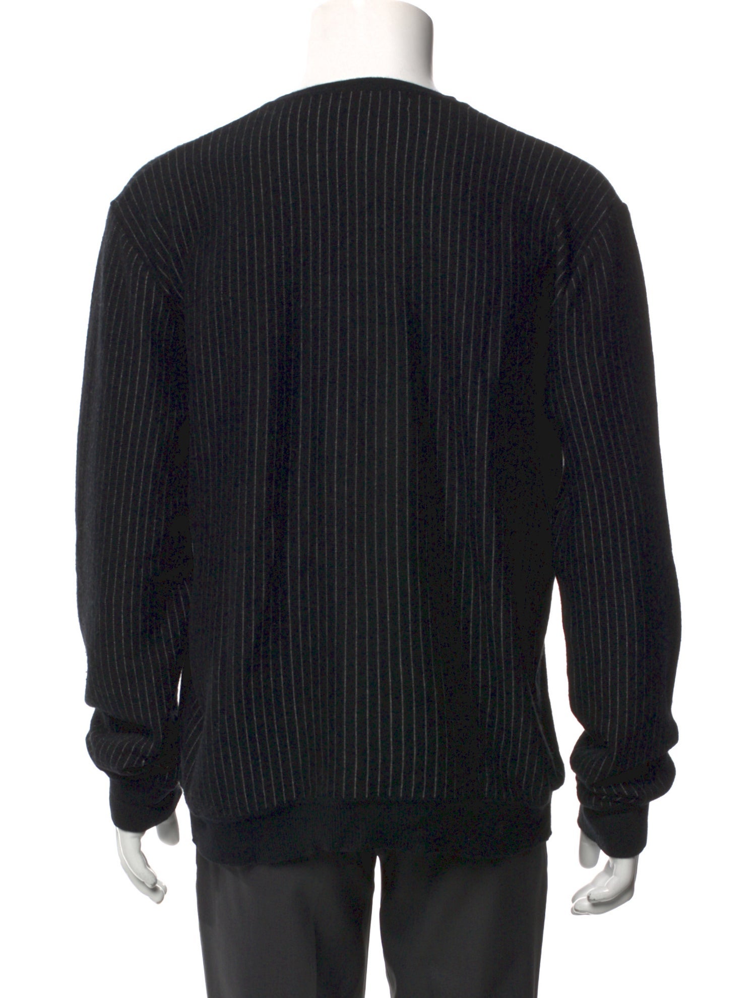 Ralph Lauren Purple Label Cashmere Striped Pullover