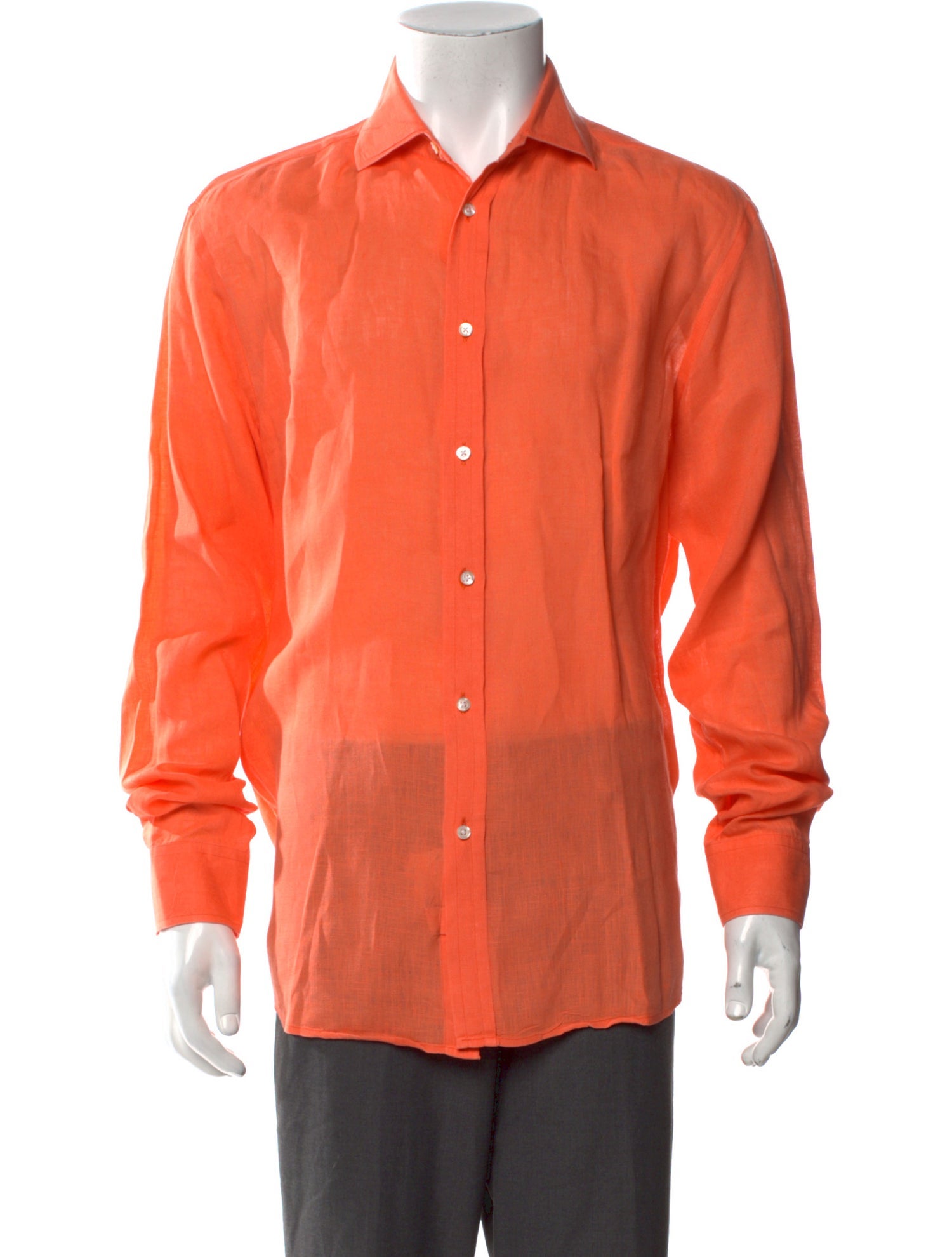 Ralph Lauren Purple Label Linen Long Sleeve Shirt