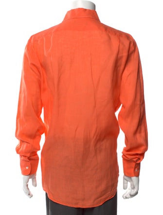 Ralph Lauren Purple Label Linen Long Sleeve Shirt