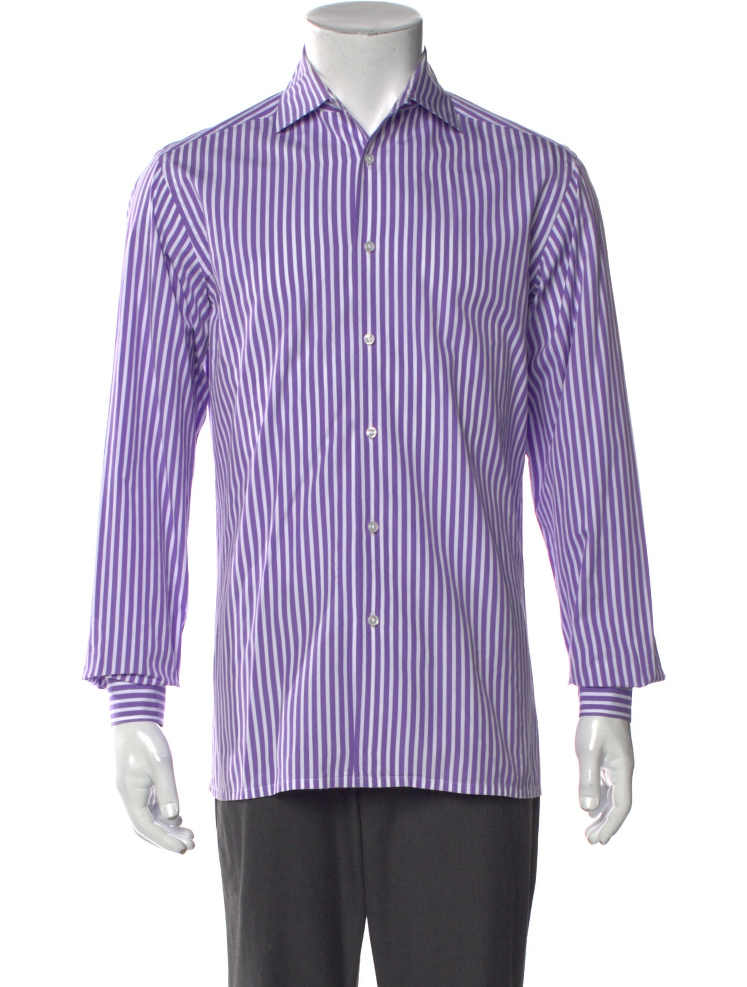Ralph Lauren Purple Label Striped Long Sleeve Shirt