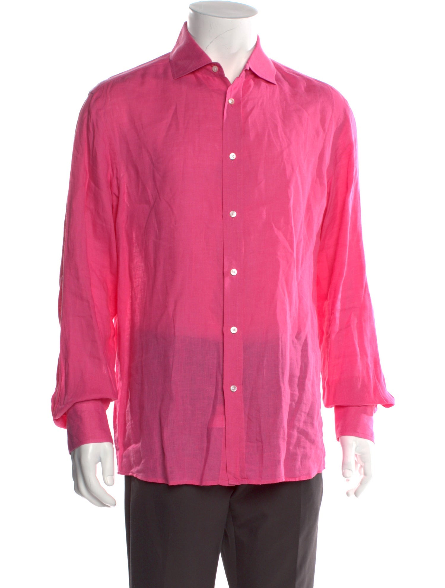 Ralph Lauren Purple Label Linen Long Sleeve Shirt