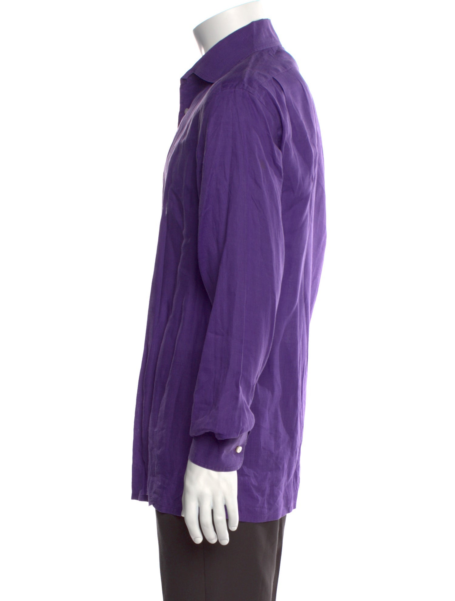 Ralph Lauren Purple Label Linen Long Sleeve Shirt