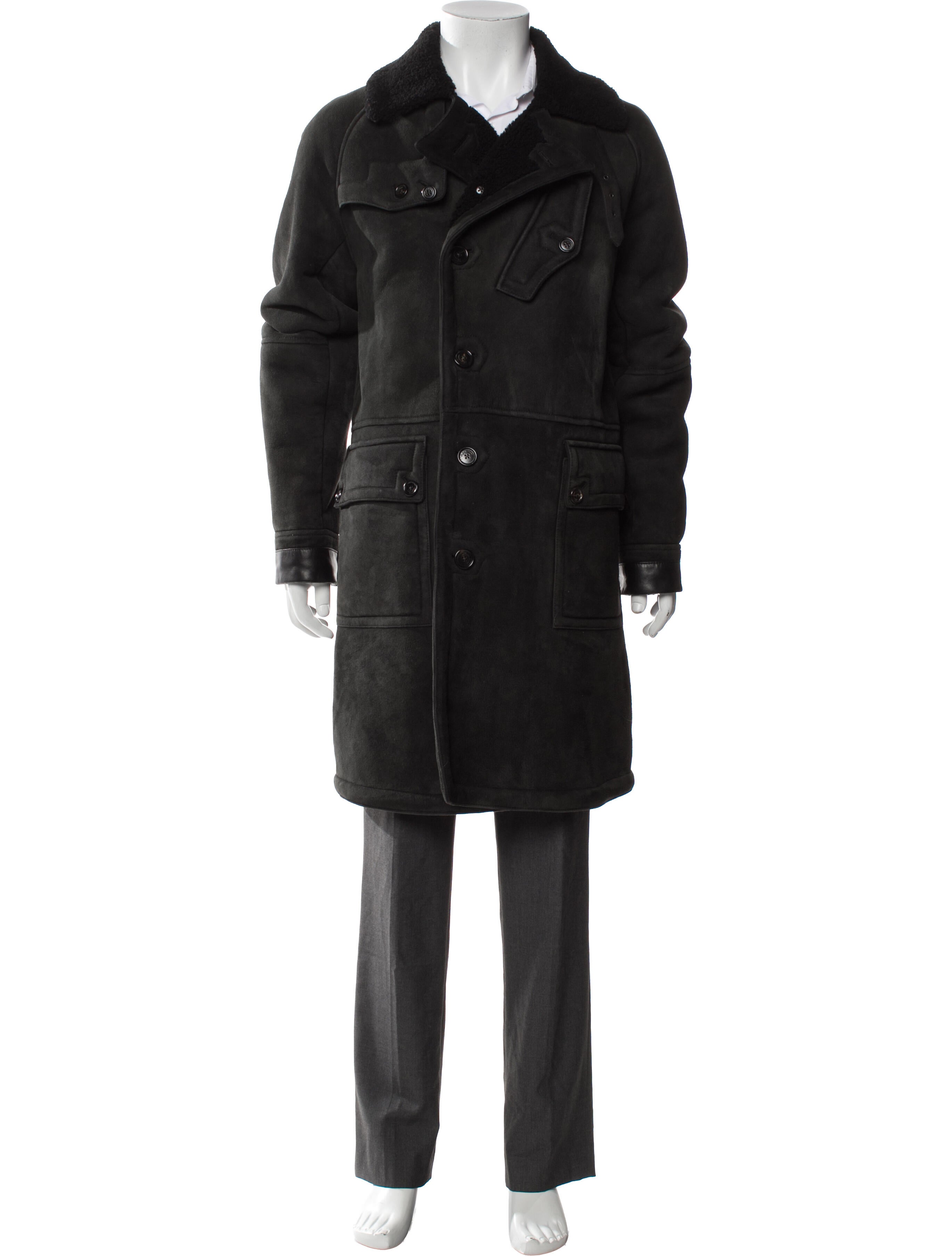 Ralph Lauren Purple Label Shearling Parka