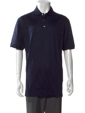 Ralph Lauren Purple Label Collar Short Sleeve Polo Shirt