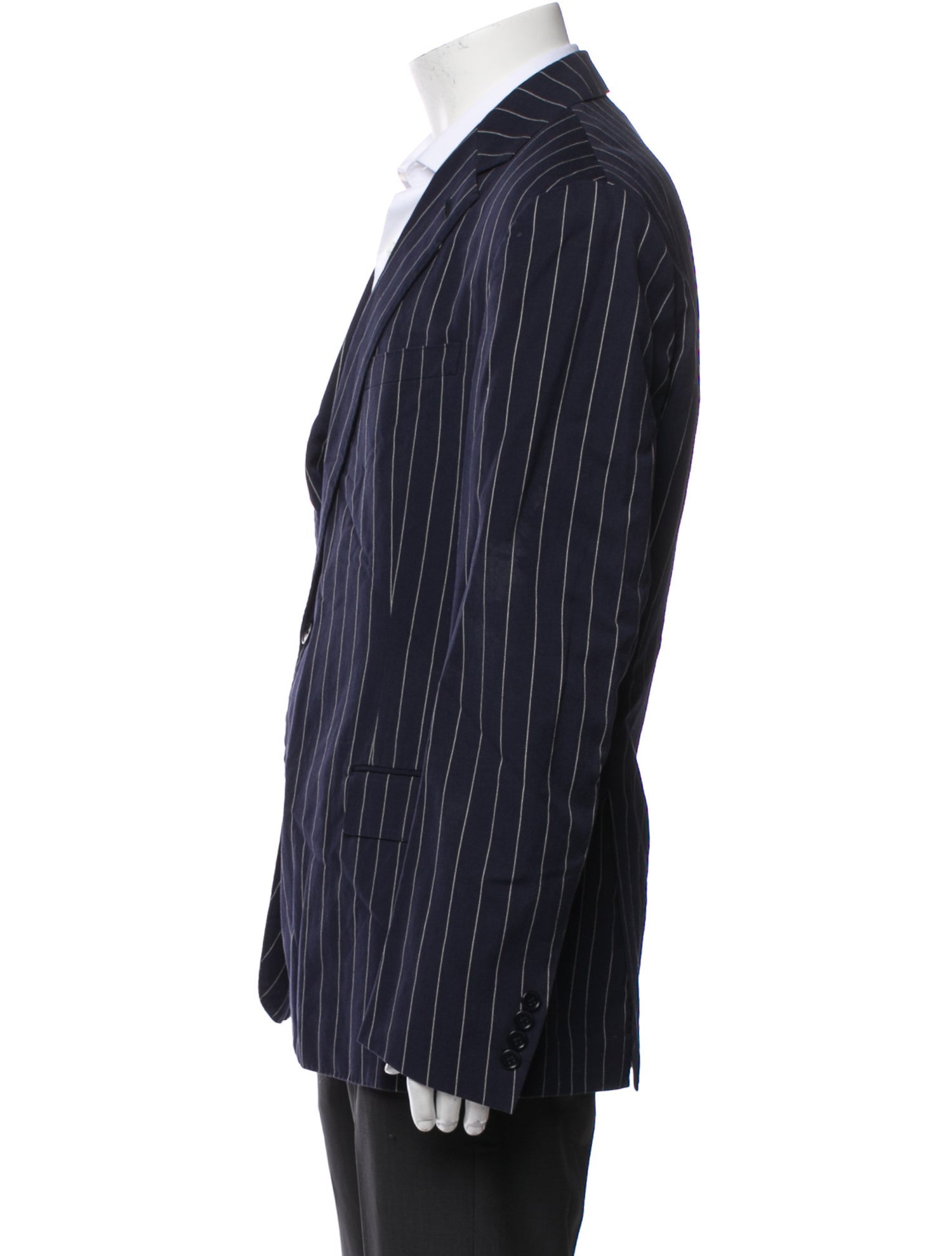 Ralph Lauren Purple Label Striped Blazer