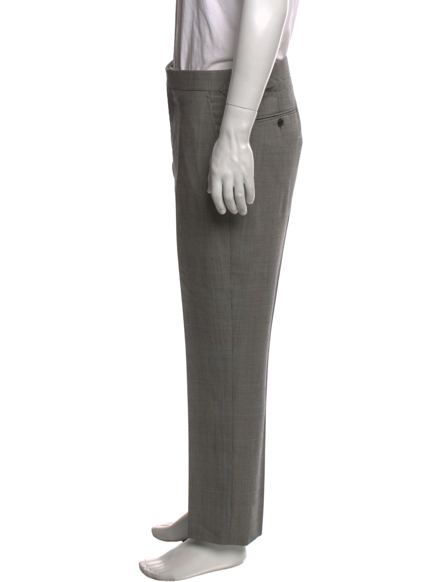 Ralph Lauren Purple Label Plaid Print Pants