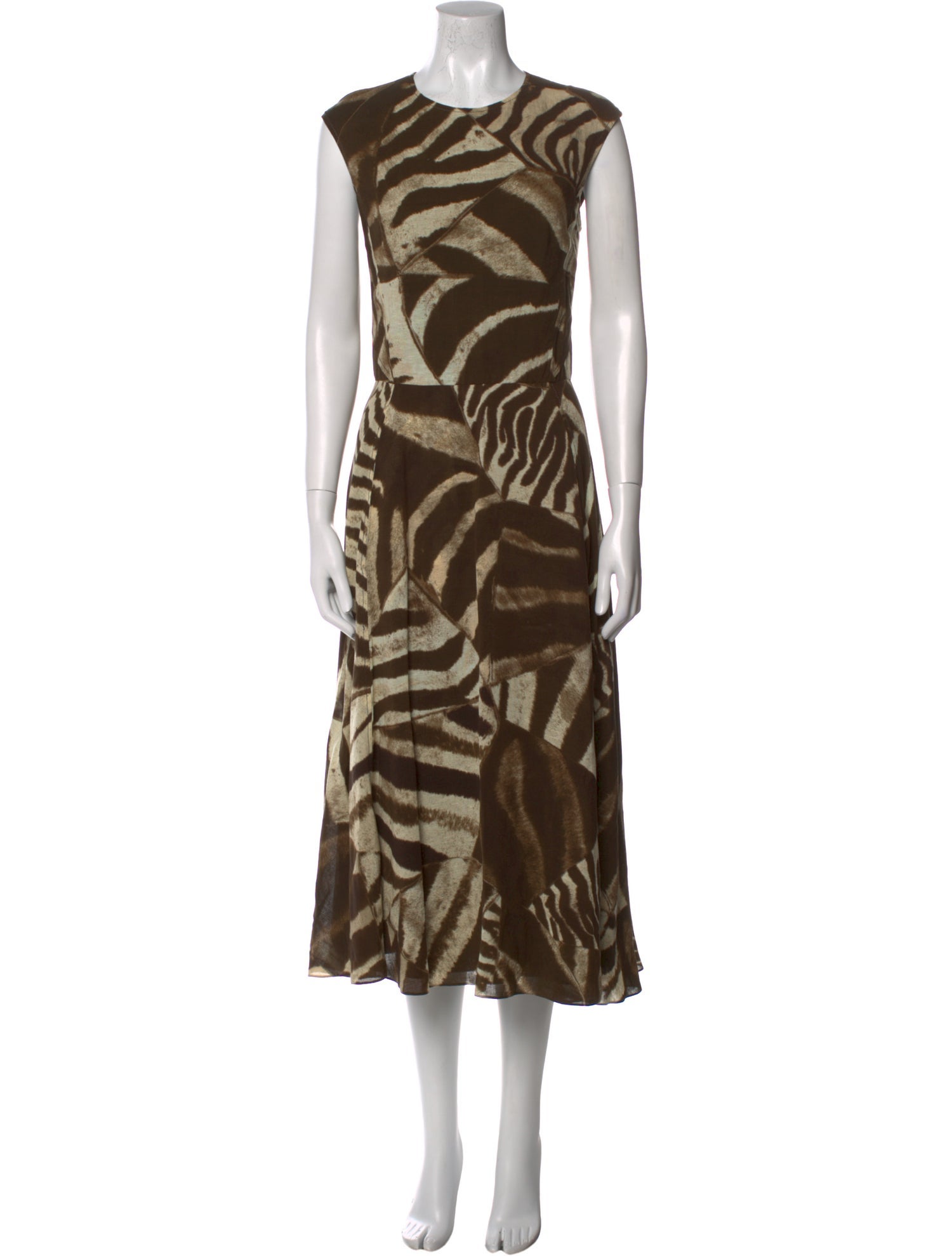 Ralph Lauren Purple Label Animal Print Long Dress