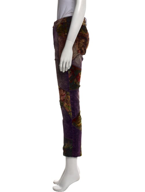 Ralph Lauren Purple Label Printed Straight Leg Pants
