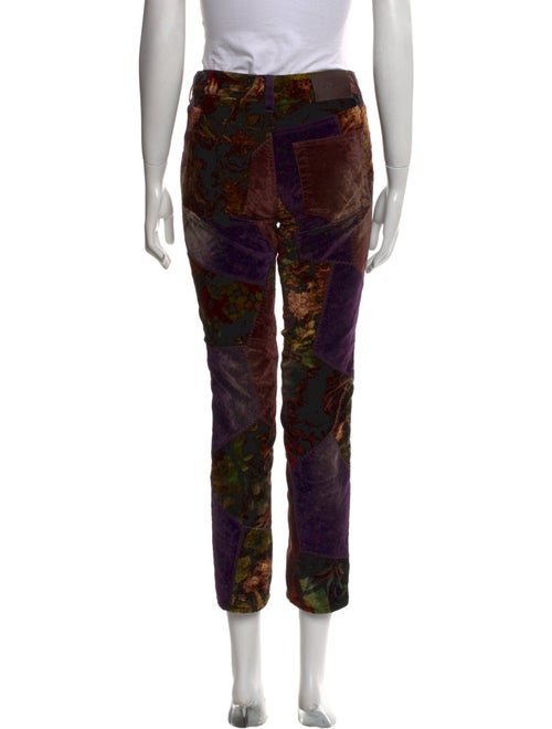 Ralph Lauren Purple Label Printed Straight Leg Pants