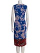 Dries Van Noten Floral Print Midi Length Dress