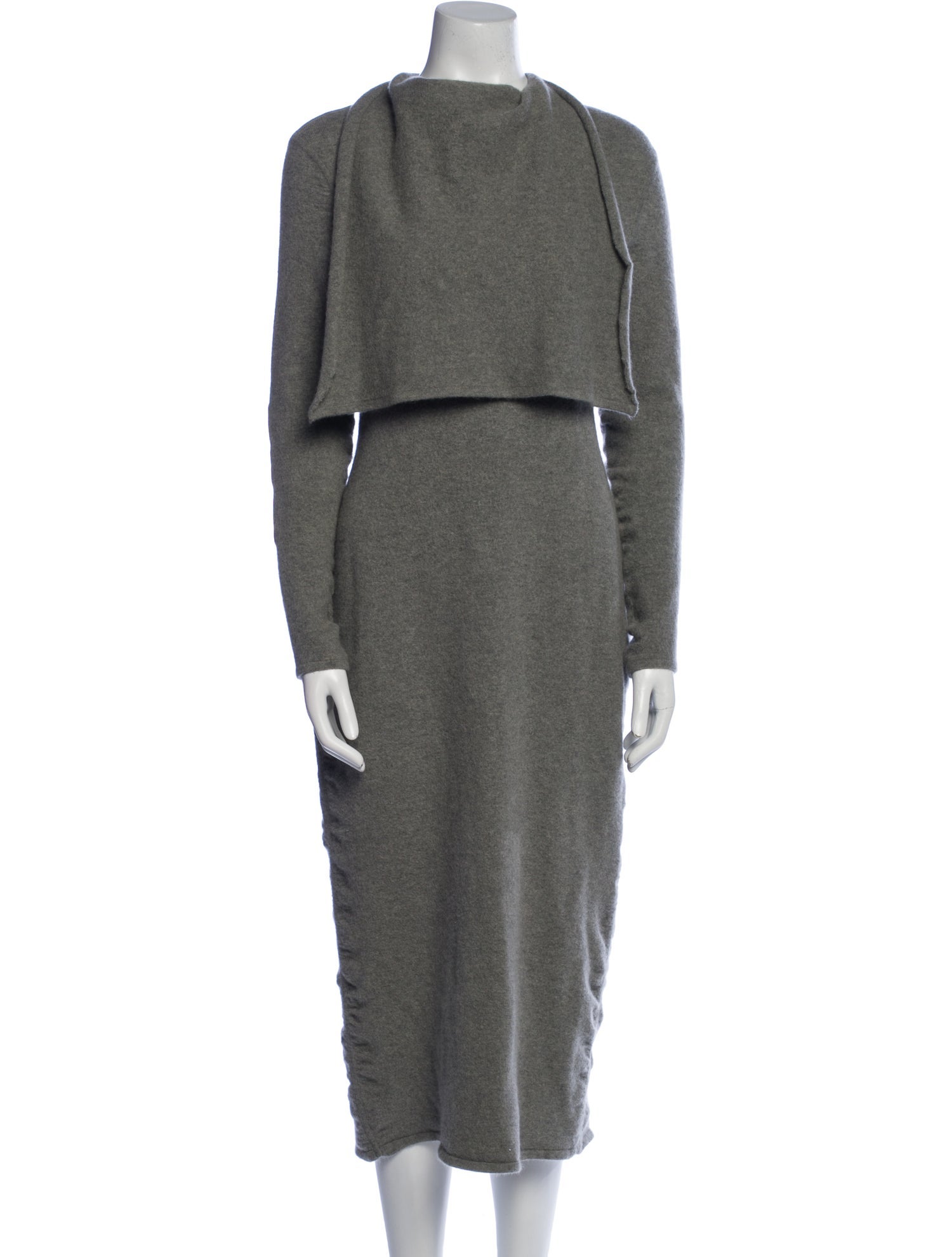 Ralph Lauren Purple Label Cashmere Midi Length Dress