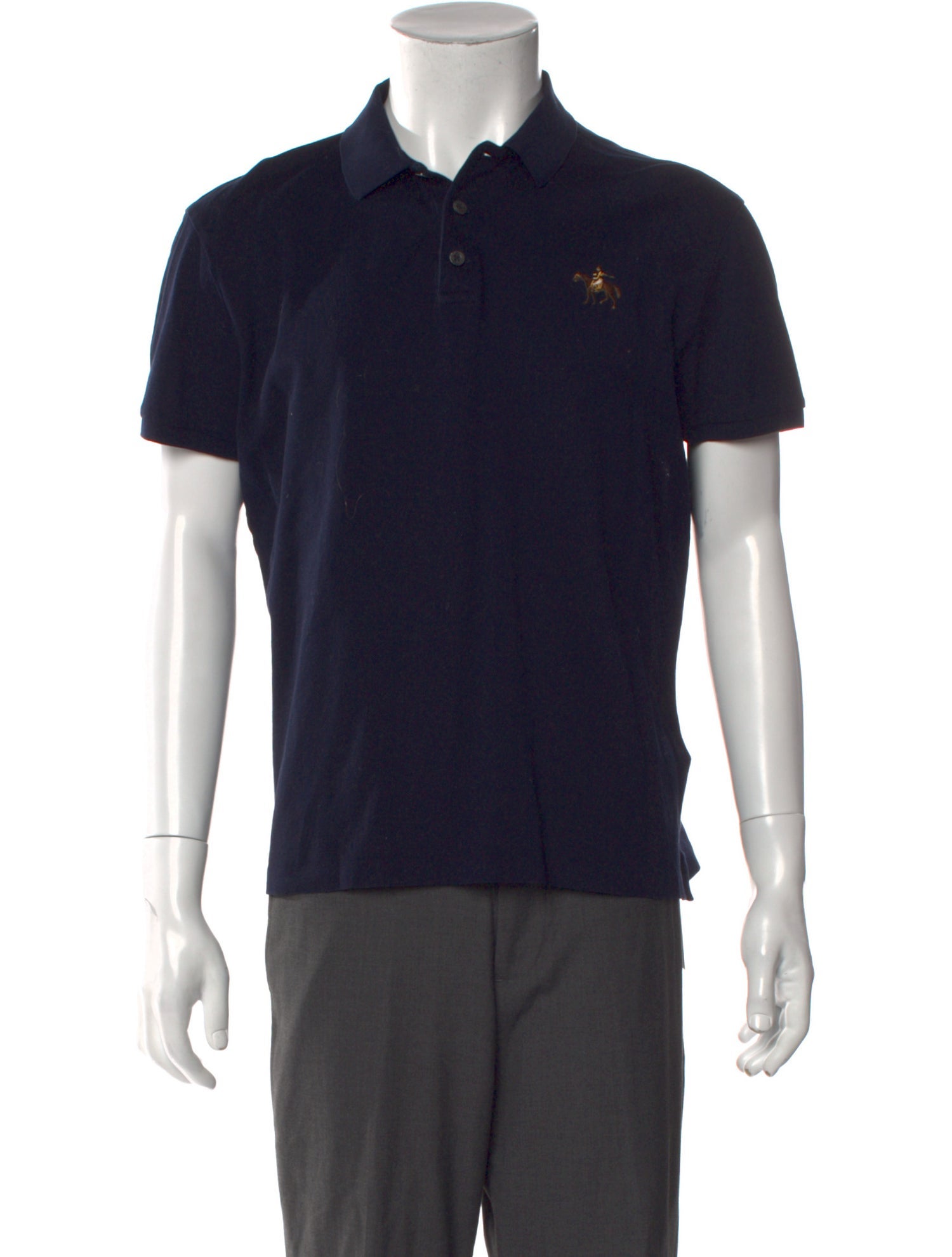 Ralph Lauren Purple Label Crew Neck Short Sleeve Polo Shirt