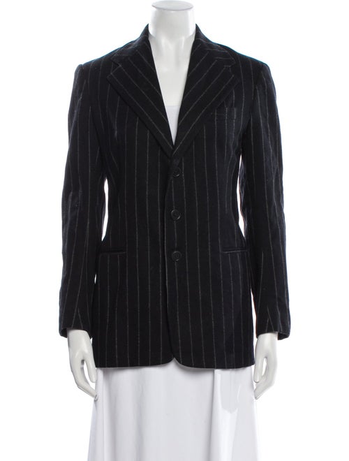 Ralph Lauren Purple Label Wool Striped Blazer